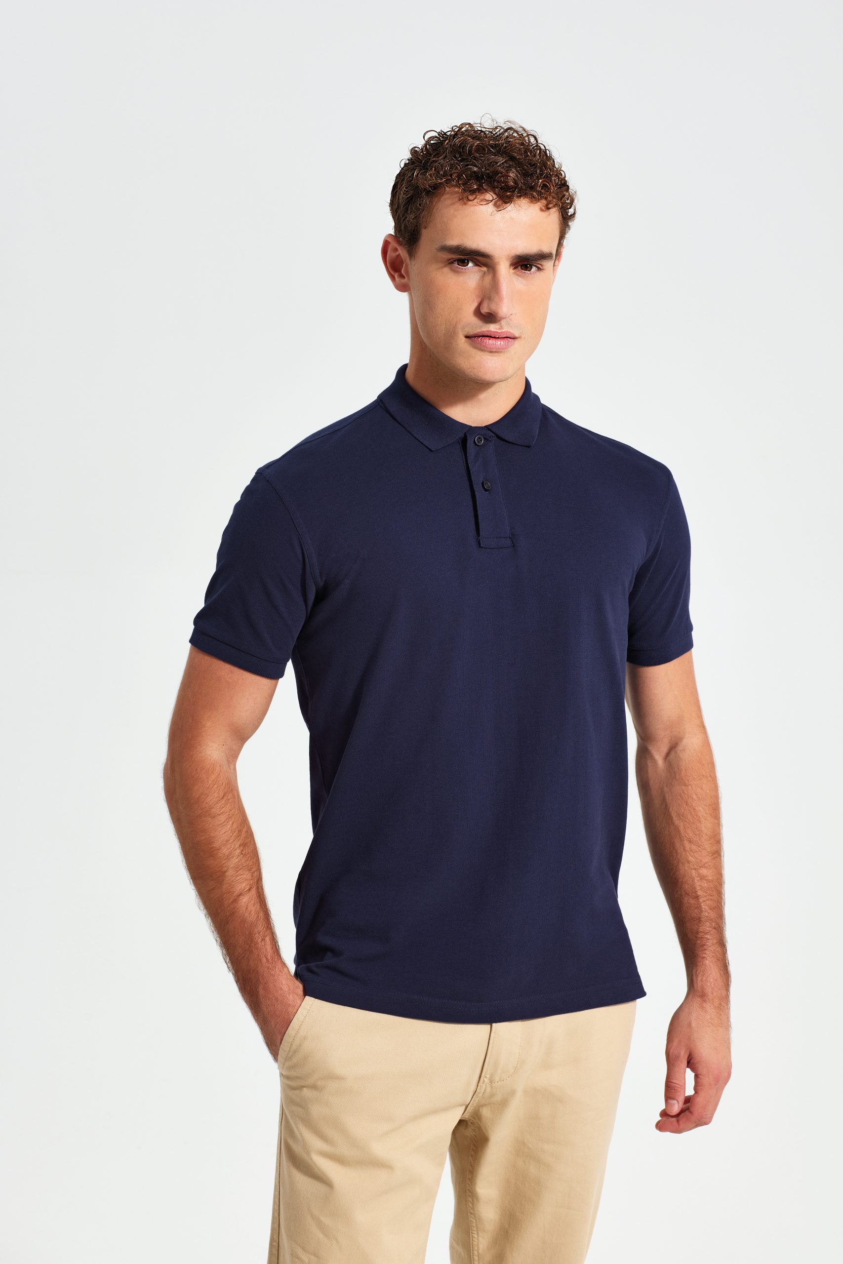 Polo coupe classique pour hommes