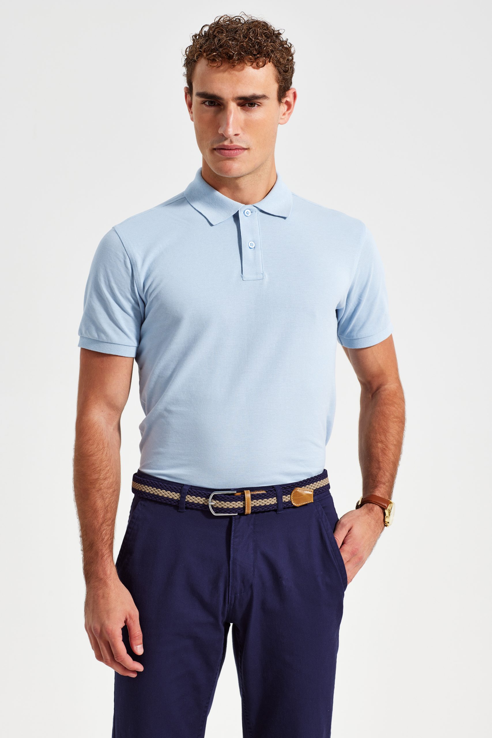 Polo coupe classique pour hommes – Image 3