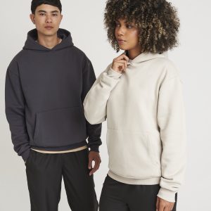 Sweat à capuche Signature boxy épais