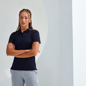 Polo à empiècements TriDri® pour femmes