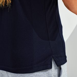 Polo à empiècements TriDri® pour femmes