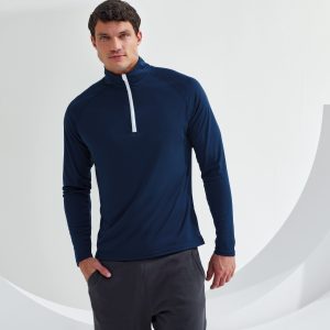 T-shirt performance à manches longues zip 1/4 TriDri®