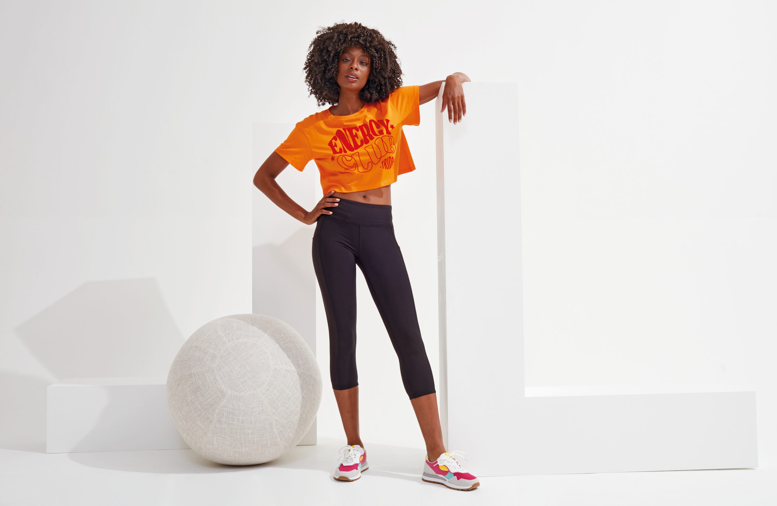 Legging femme 3/4 performance TriDri® – Image 3
