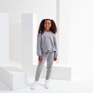 Sweat à capuche crop-top TriDri® enfant