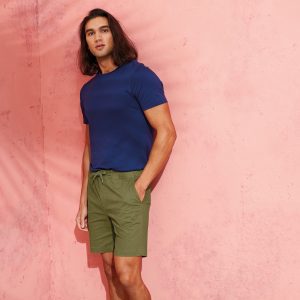 Short chino homme avec cordon de serrage