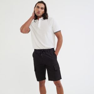 Short cargo homme avec cordon de serrage