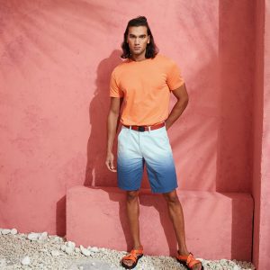 Short dip-dye homme
