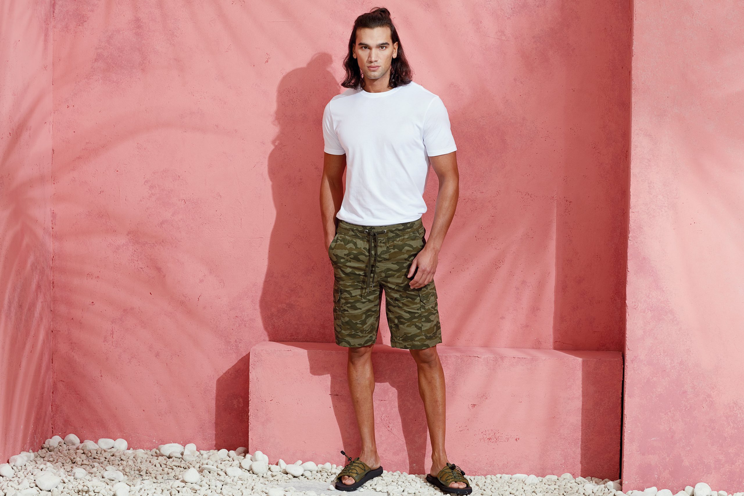 Short cargo homme camouflage – Image 3