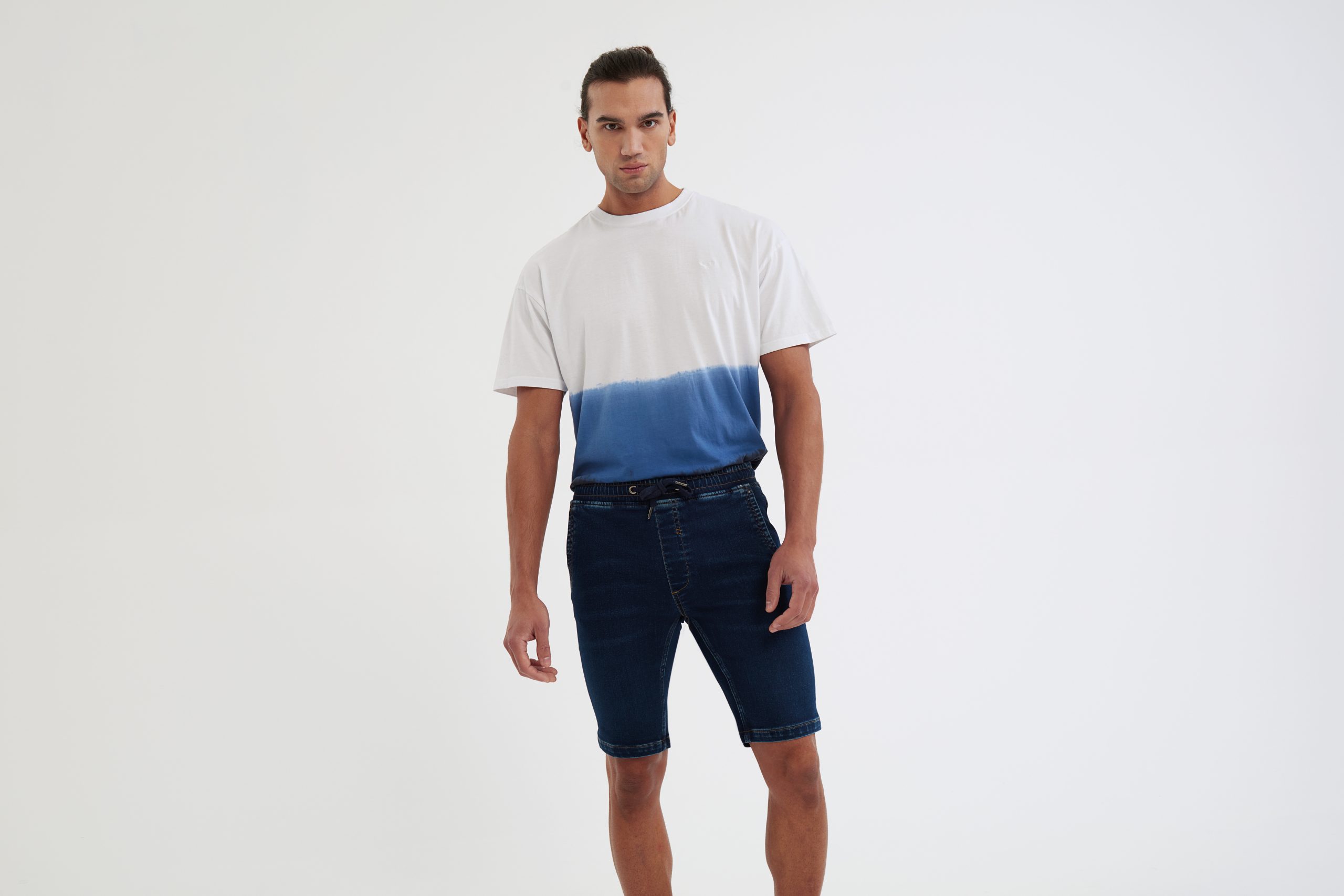 Short en jean homme